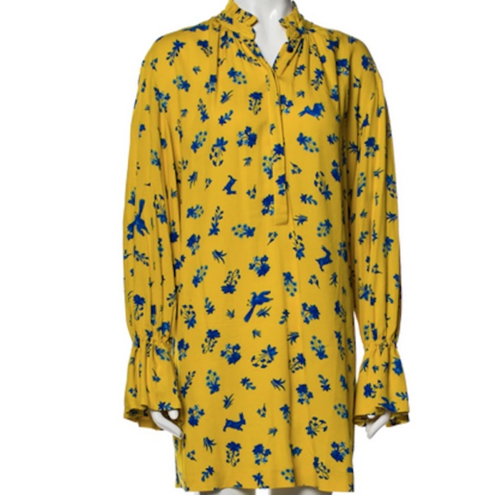VIVETTA Floral Print Mini Dress, sz L